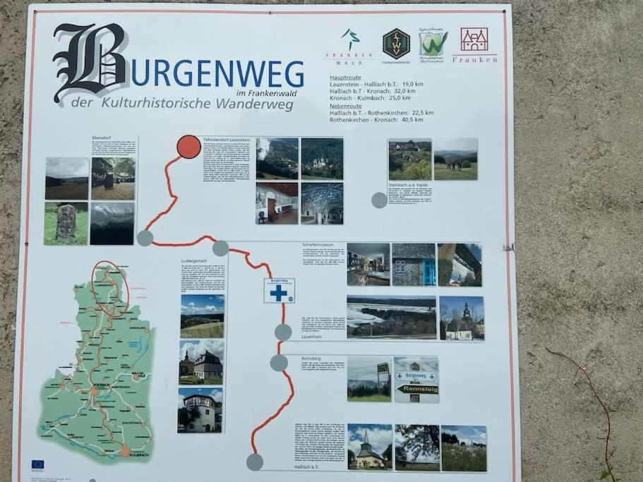 Hundeparadies Waldblick Lauenstein Ludwigsstadt Buitenkant foto